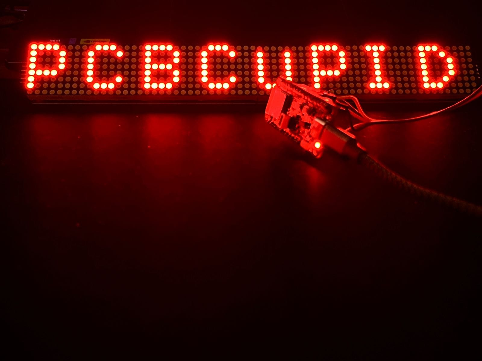 PCB Cupid: Lighting Up 8x8 LED Matrix Arrays with ESP32 and MD_MAX72XX